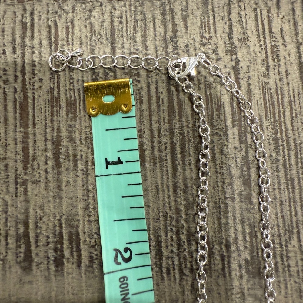 Treble Clef Pendant Silver Plated Necklace - Picture 3 of 6
